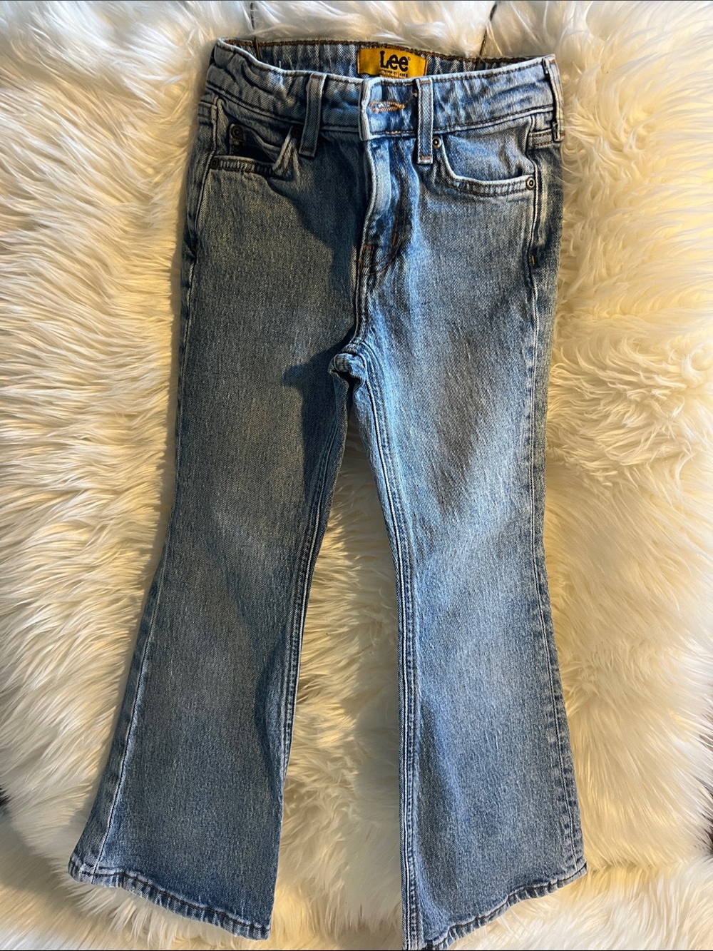 Lee x Forever 21 Kids Girls Flare Denim Jeans – Light Wash (Size 5/6)